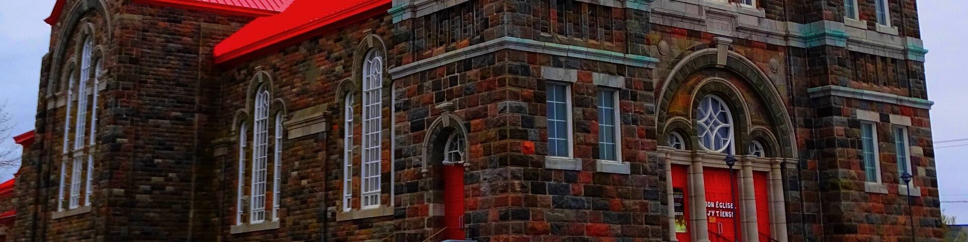 North America, Canada, Province of Quebec, Church of Sainte-Anne-des-Monts