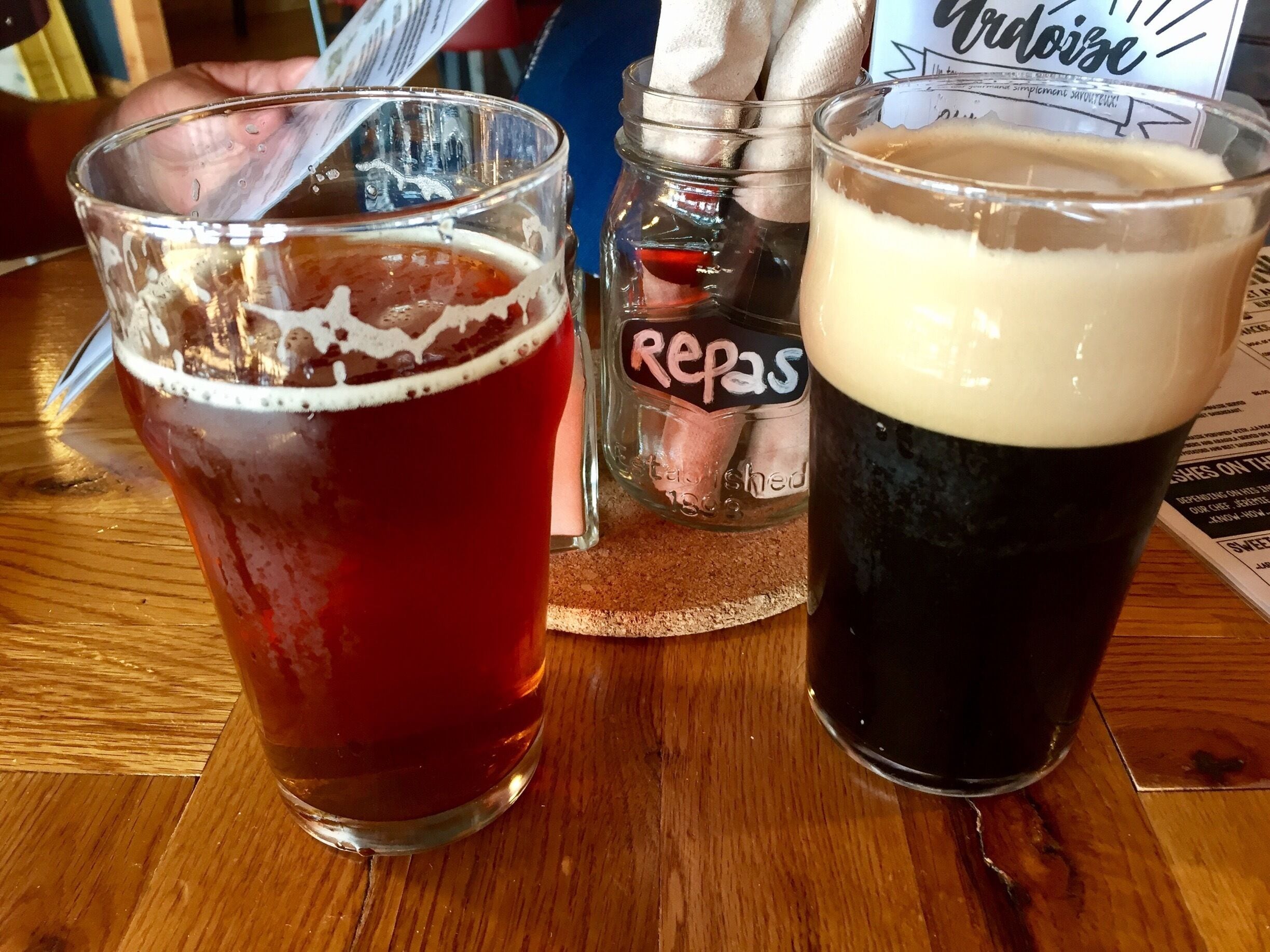 After a long day of hiking nothing is better than stumbling on a local craft brewery!  