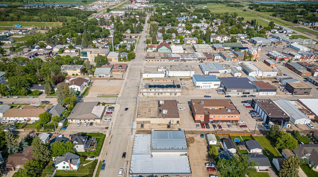 Aerial Drone View of Humboldt, Saskatchewan
