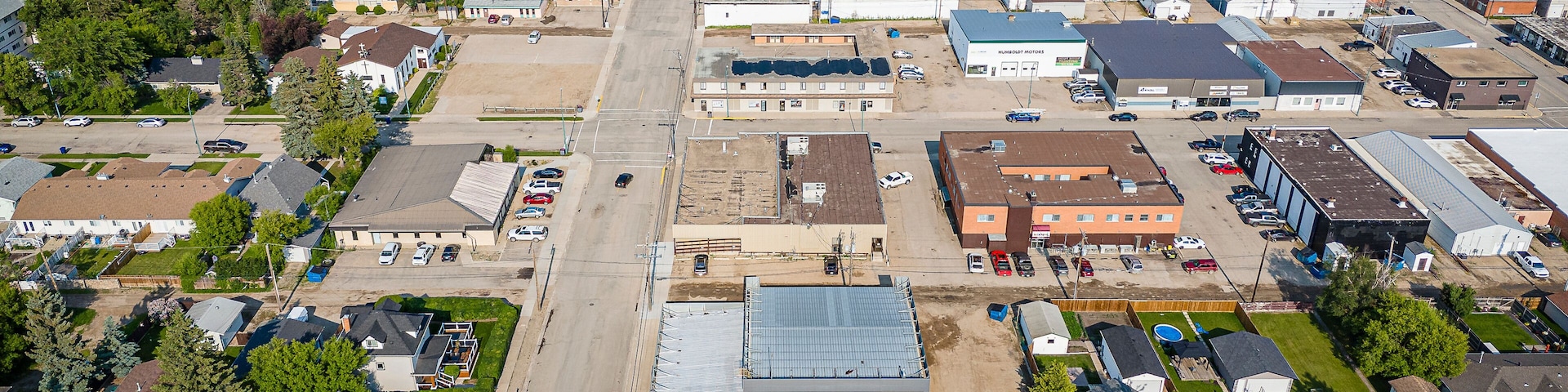 Aerial Drone View of Humboldt, Saskatchewan