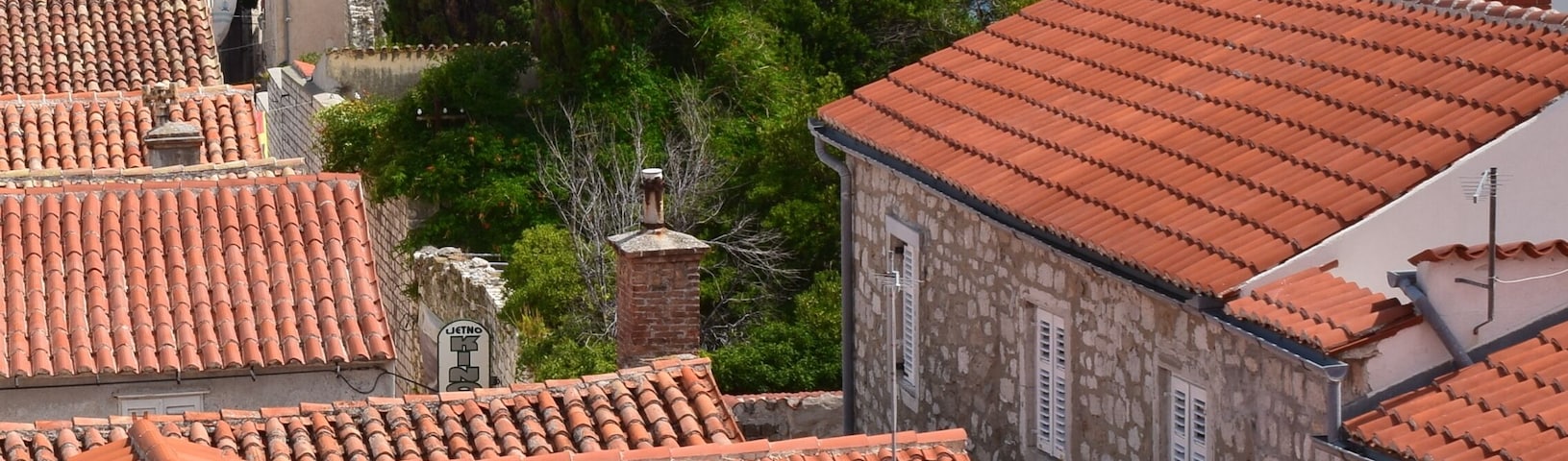 Croatia, Rab ..., view of the town from the viewpoint