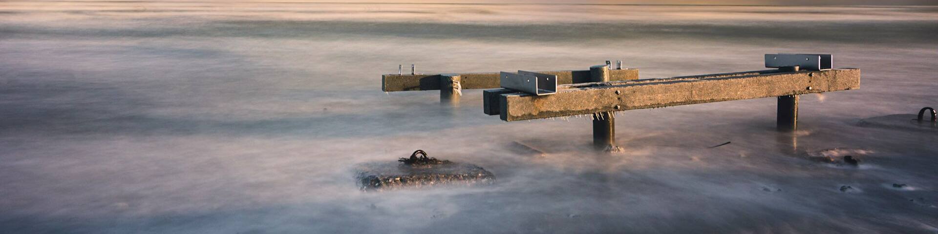 Long exposure at Grenaa beach, Denmark