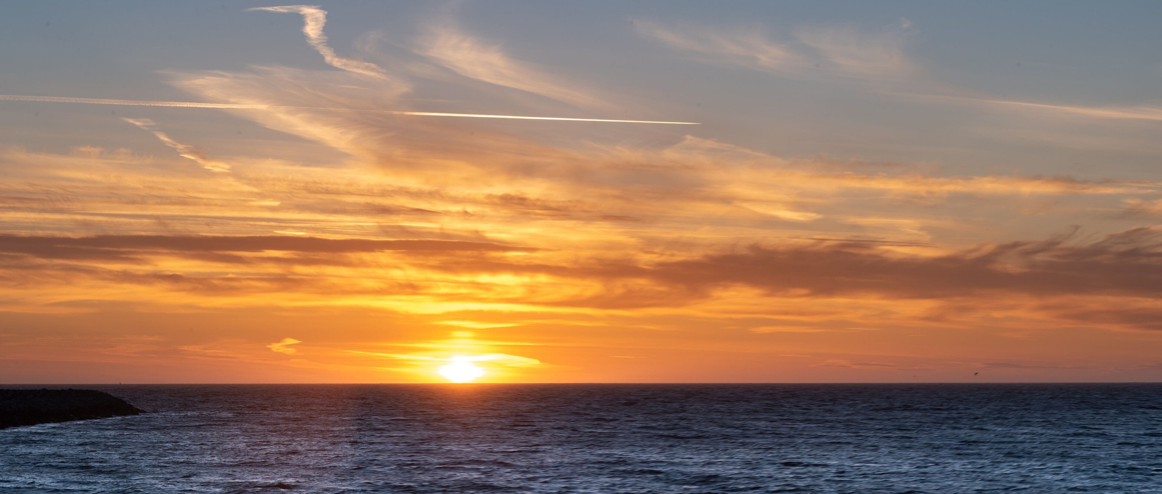 Sunset Hanstholm Denmark