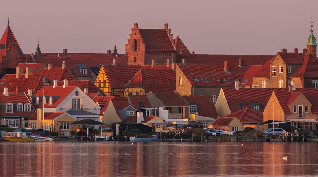 Dänische Kleinstadt Kerteminde, Fünen, Dänemark