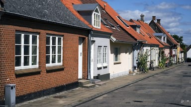 Townhouses in a Danish small town called Middelfart.