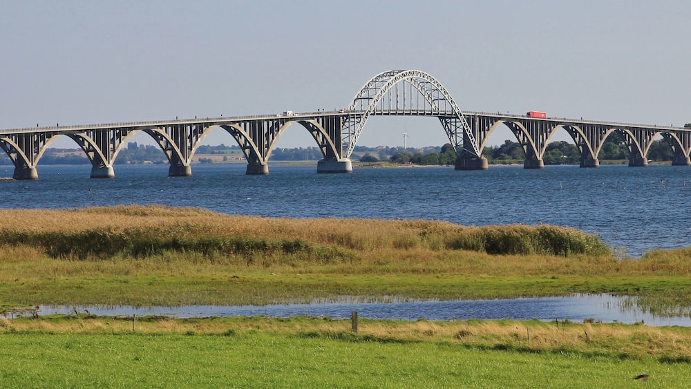 Beautiful Storstroem bridge, Denmark.