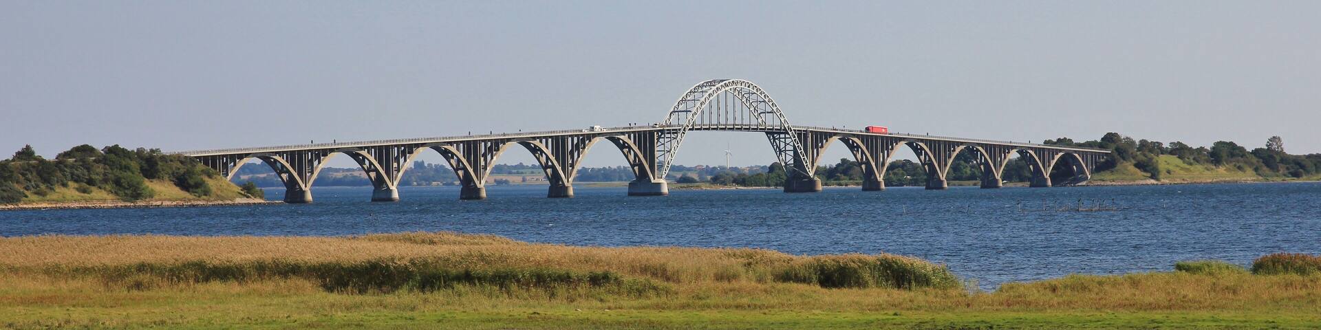 Beautiful Storstroem bridge, Denmark.