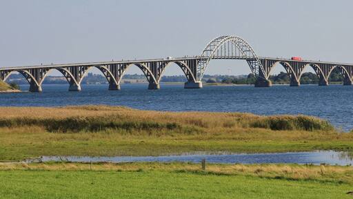 Beautiful Storstroem bridge, Denmark.