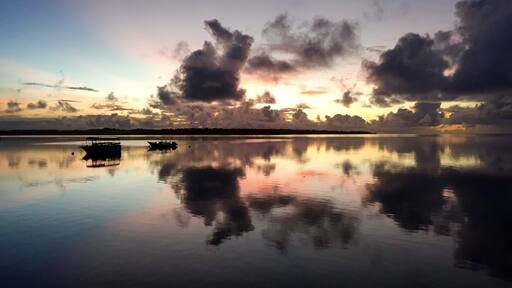 The morning sunrise from your private balcony at O'Keefe's Waterfront Inn is just the beginning of the charm of this place. This nostalgic inn retains an important piece of Yap's colonial history. Moreover, the staff go out of their way to make every moment of your stay memorable and enjoyable. #GoldenHour #Yap #Micronesia