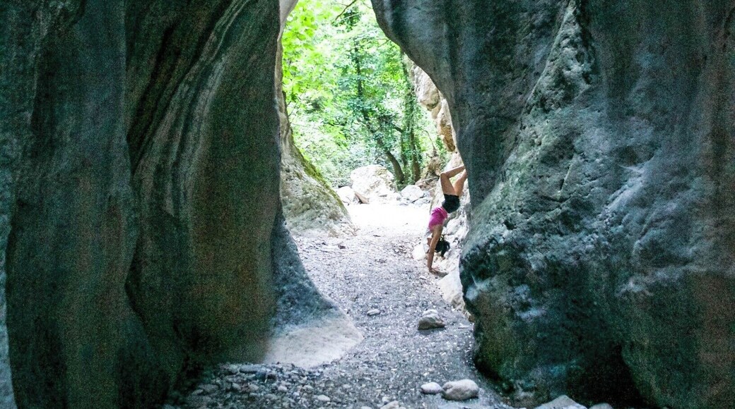 Did you know that the island of #Crete in #Greece is home to some of the most spectacular #gorge #hikes in all of #Europe?
During our two weeks in Crete this past July, we hiked several of them, and the contours of this one were my favorite, so naturally I had to get upside down for a yoga pose. ;-)
Crete is one of our favorite places in the world because this is where we got engaged and is where we will return this September to get married!
You can read more on Crete and Chania in my blog post here: https://contoursofatravelersmap.com/2017/07/14/crete-island-greece/
#lifeatexpedia