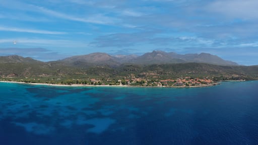 Drone photo of Kardamyli, Mani, Greece