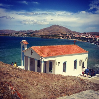 Agia Paraskevi in Marina, Lemnos. Endless blue!