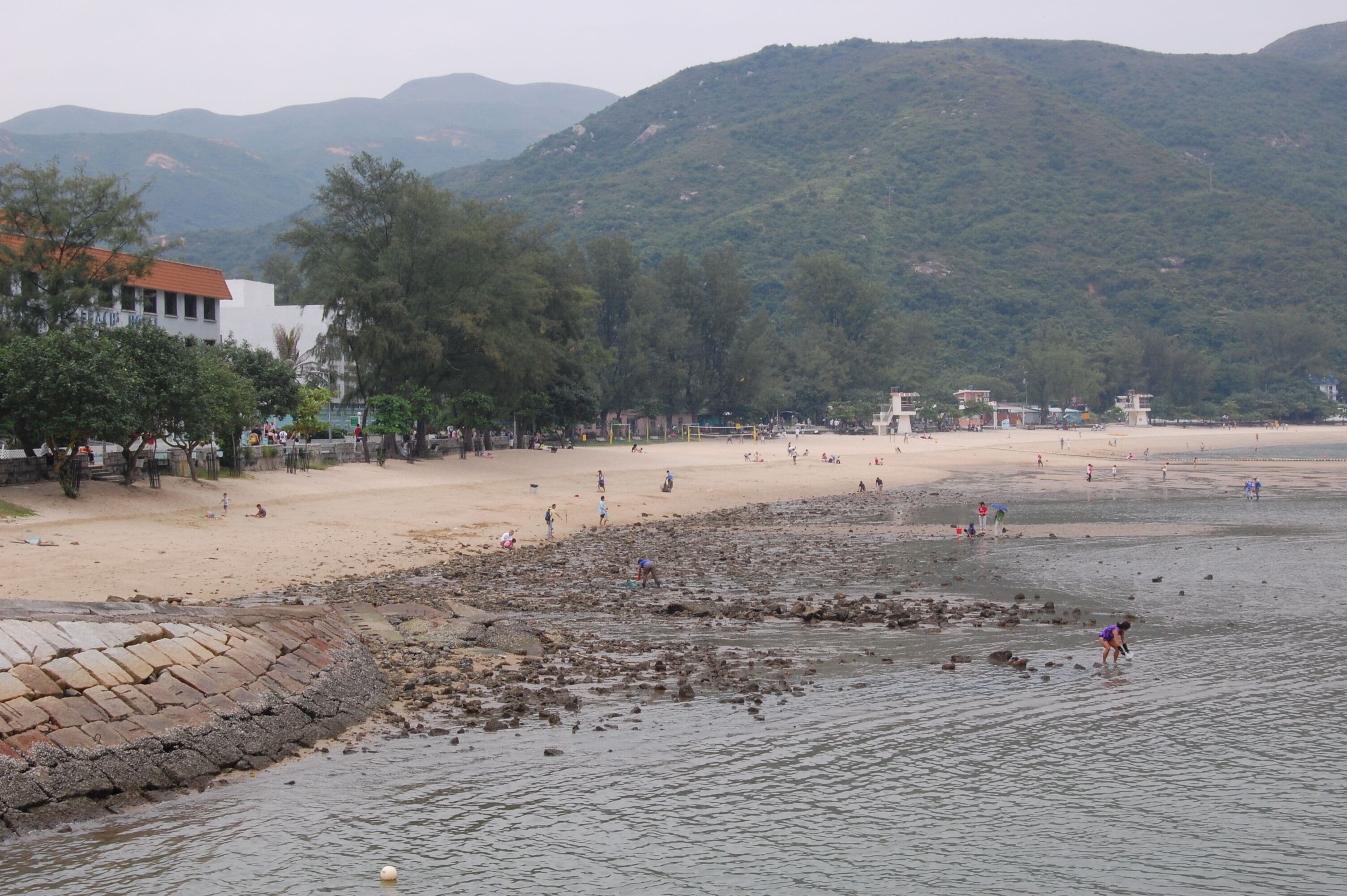 Silvermine Bay Beach at Mui Wo, Lantau Island