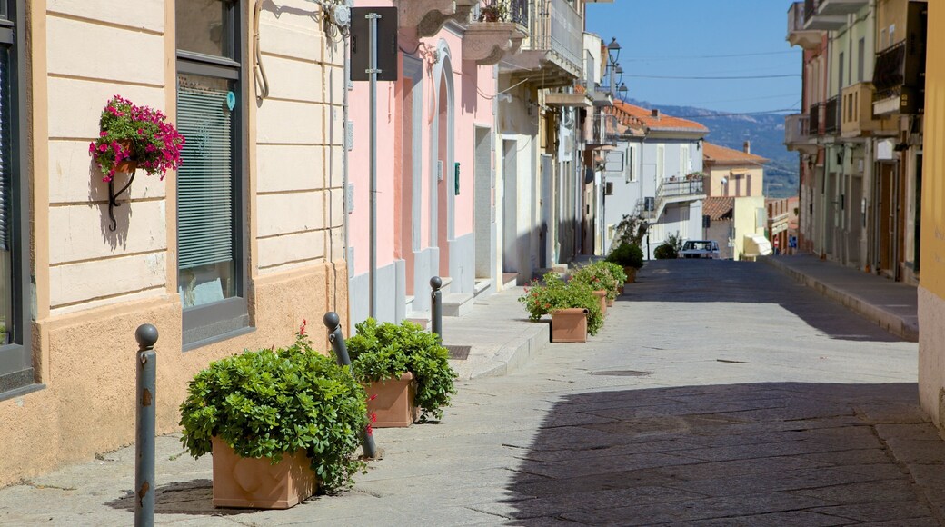 Arzachena which includes street scenes