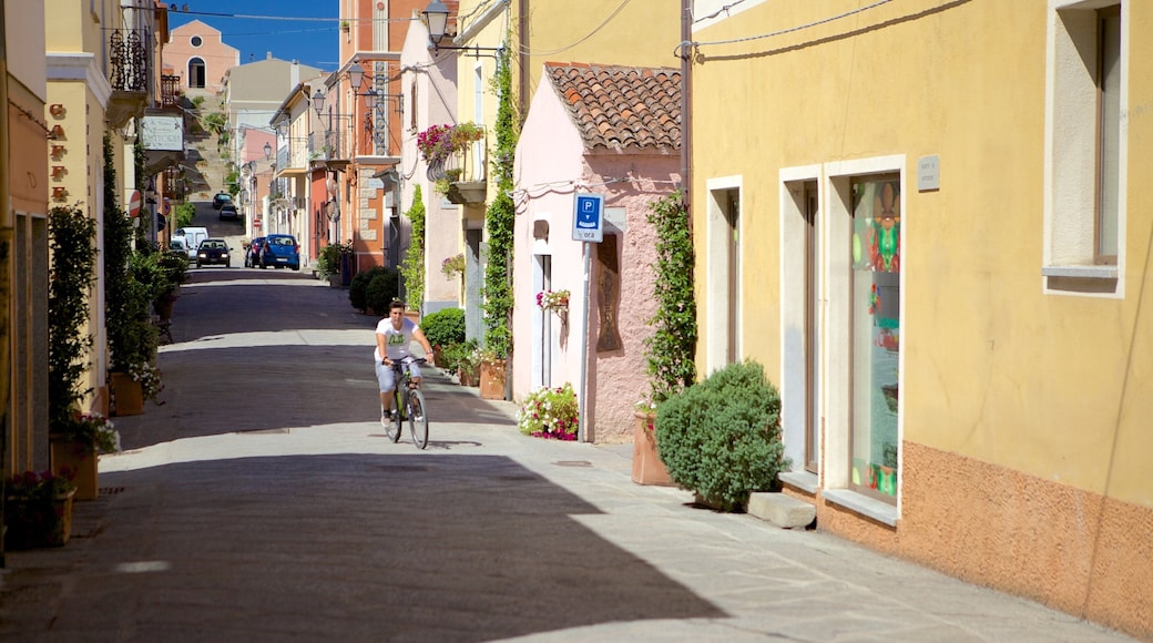 Arzachena featuring a house and street scenes as well as an individual male
