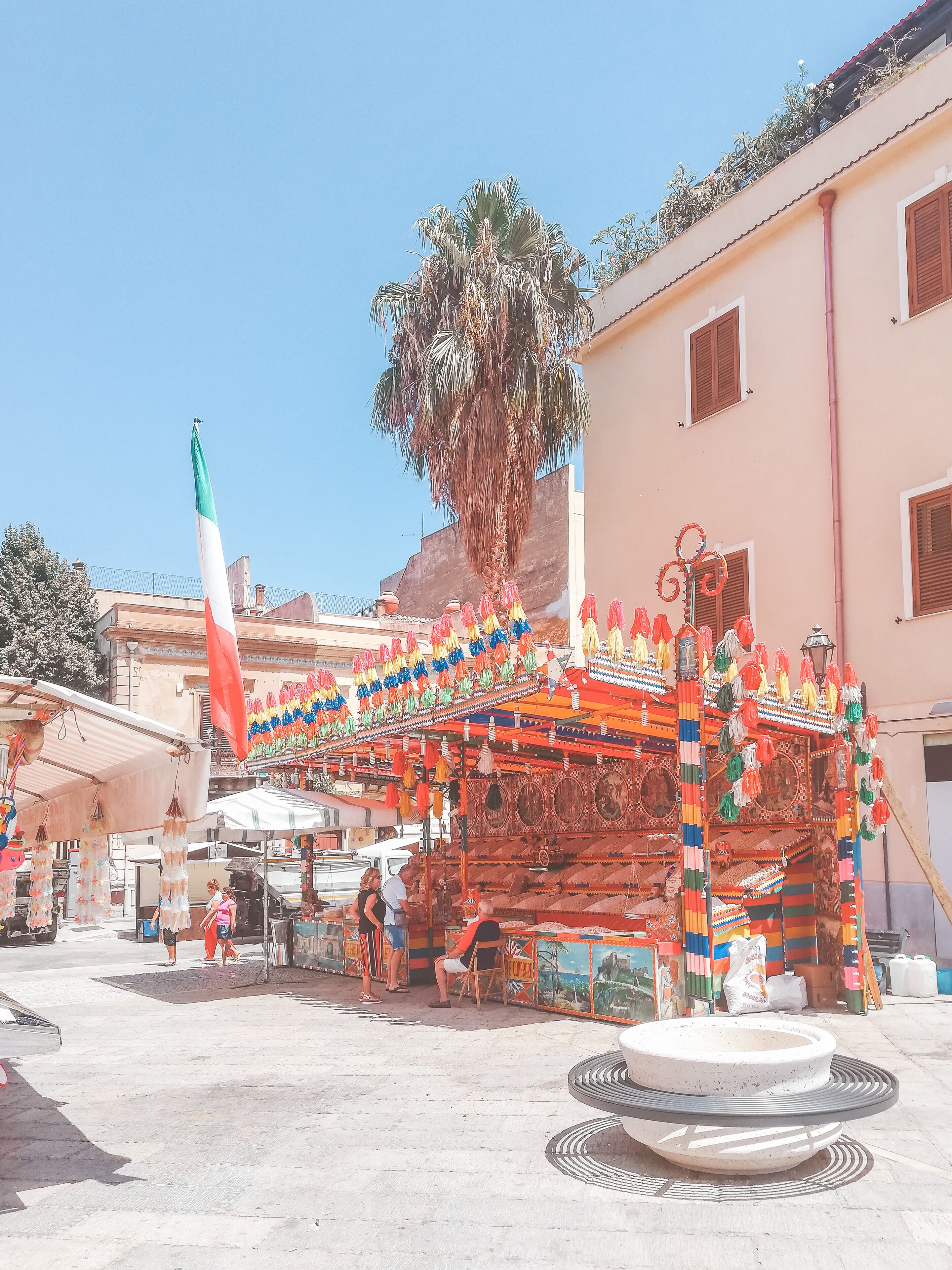 Sicilian tradition.

During the celebrations of the patrons of every city in Sicily, you can find these typical and colorful food stalls on the streets

#sicily #italy