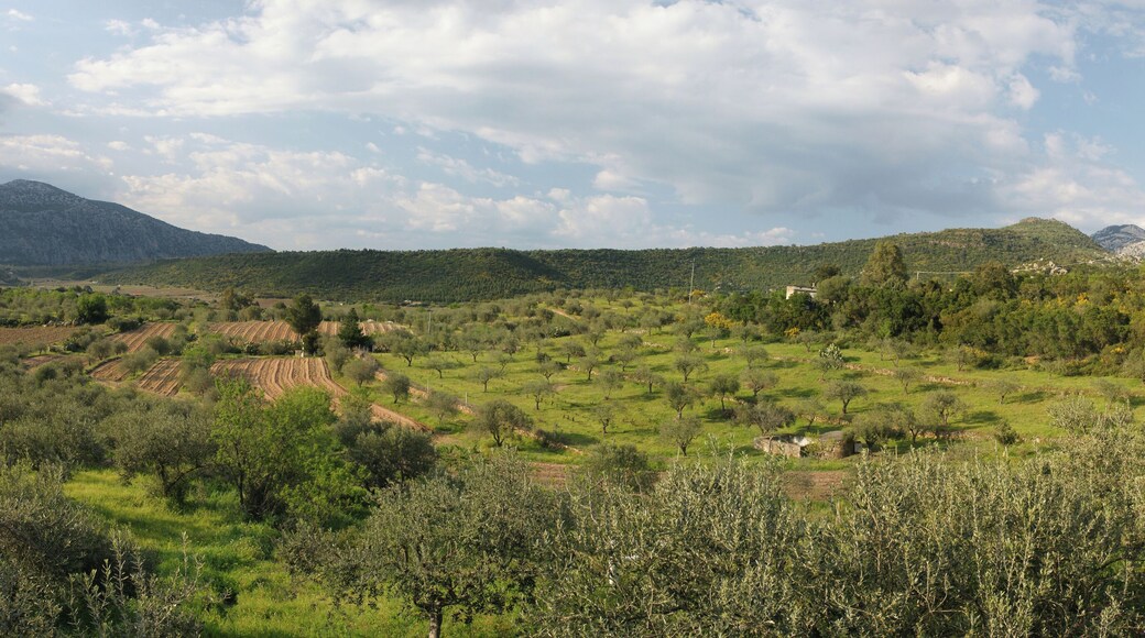 View from holiday house Isla Incognita near Dorgali on Sardinia, Italy