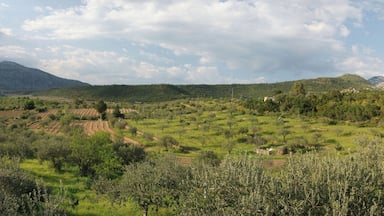 View from holiday house Isla Incognita near Dorgali on Sardinia, Italy