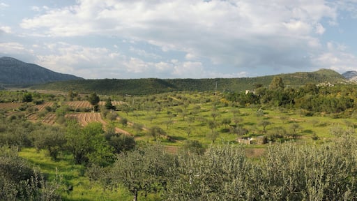 View from holiday house Isla Incognita near Dorgali on Sardinia, Italy