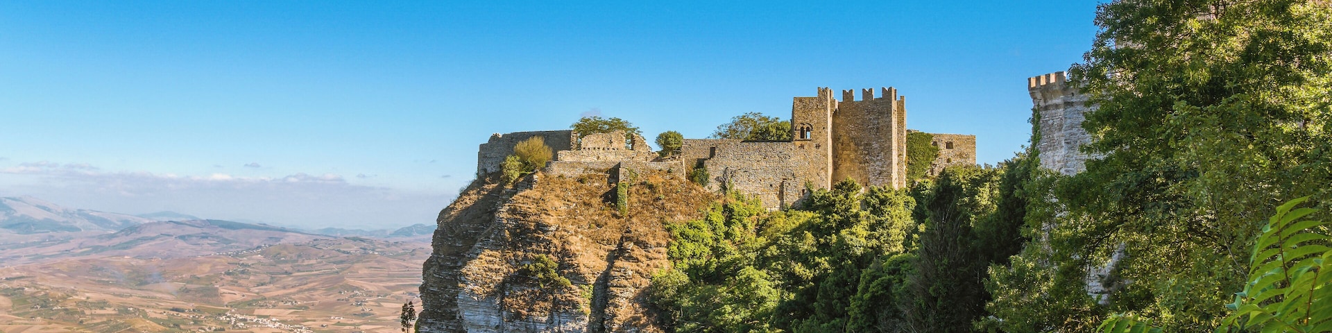 Castle at Erice, Trapani (Sicily, Italy)