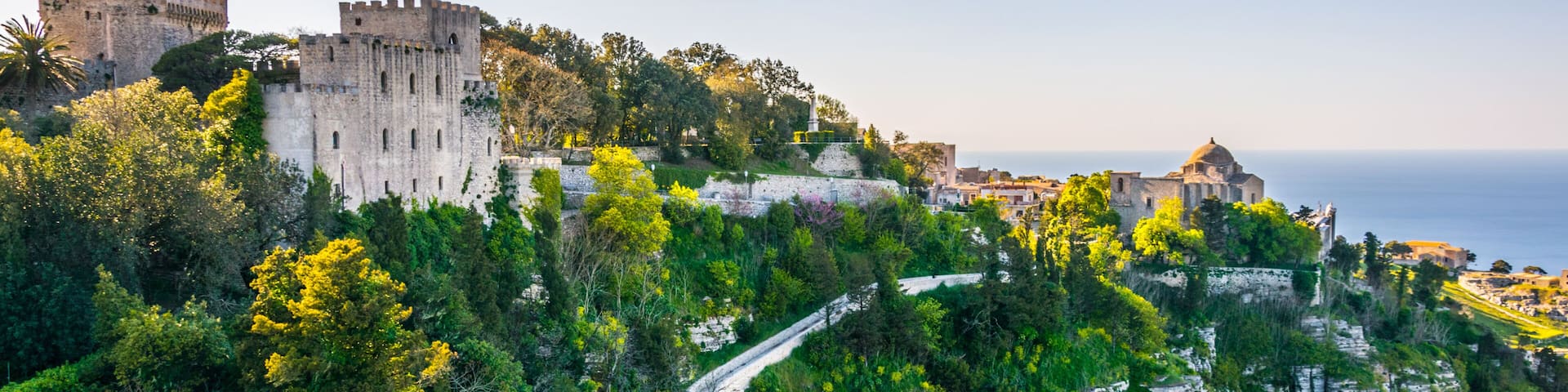 Castello di Venere in Erice, Sicily, Italy