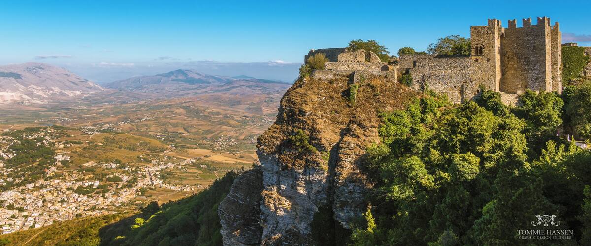 Castle at Erice, Trapani (Sicily, Italy)