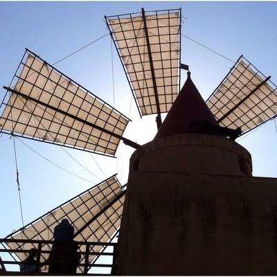 Wind mill in Mozia