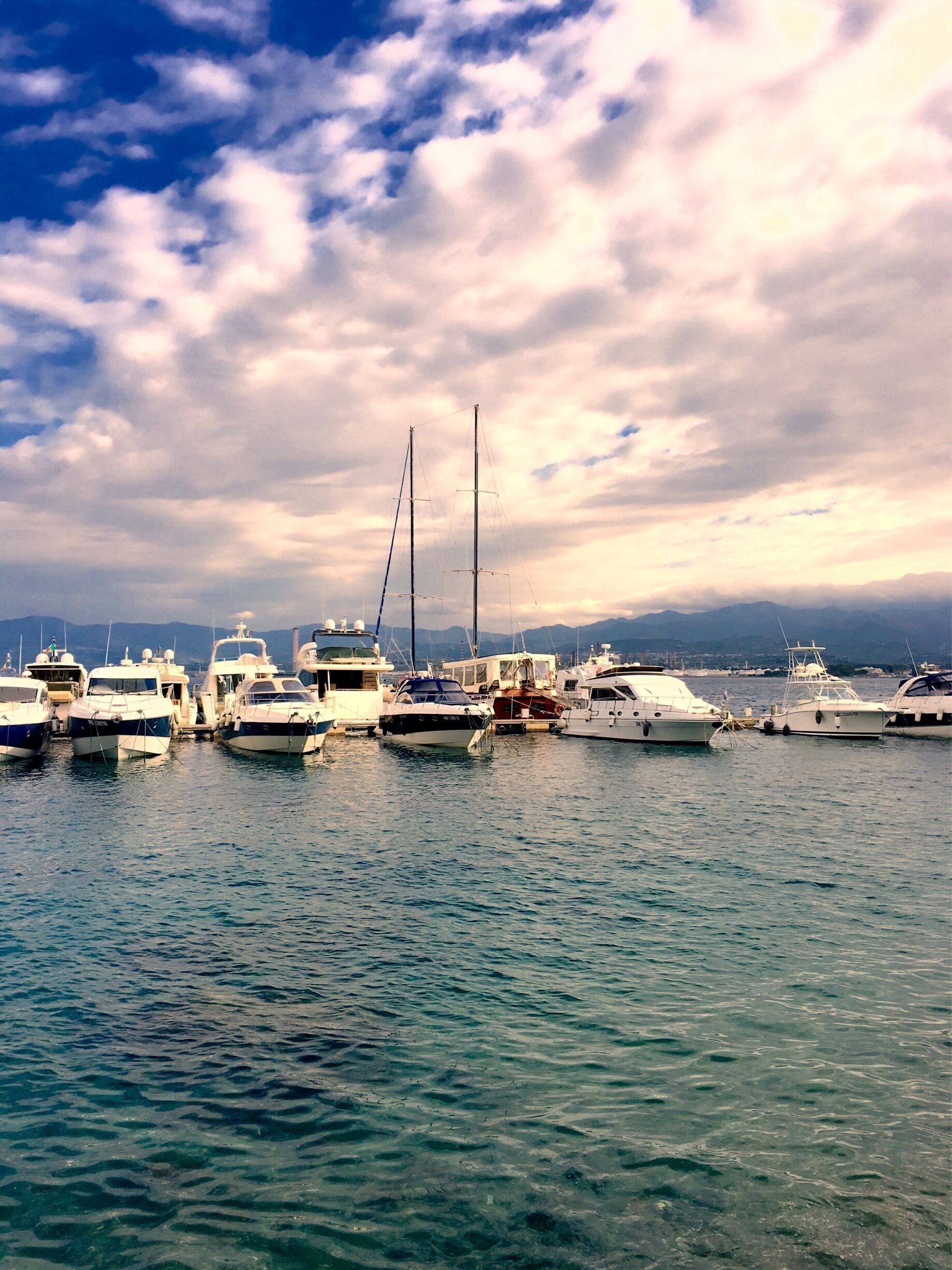 Boats at Milazzo, Sicily, Italy