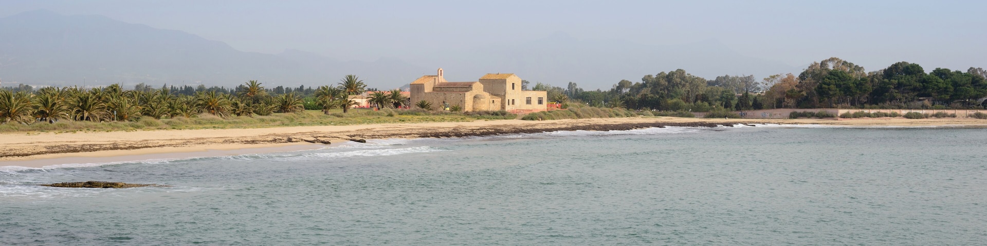 Church Sant'Efisio di Nora, Pula, Sardinia, Italy.