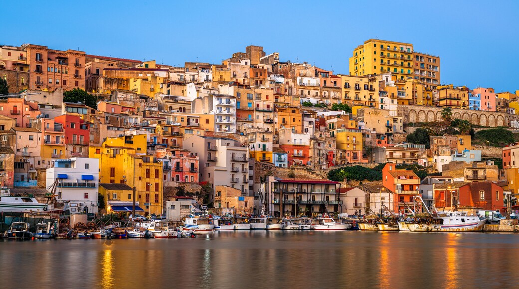 Sciacca, Sicily, Italy from the Port