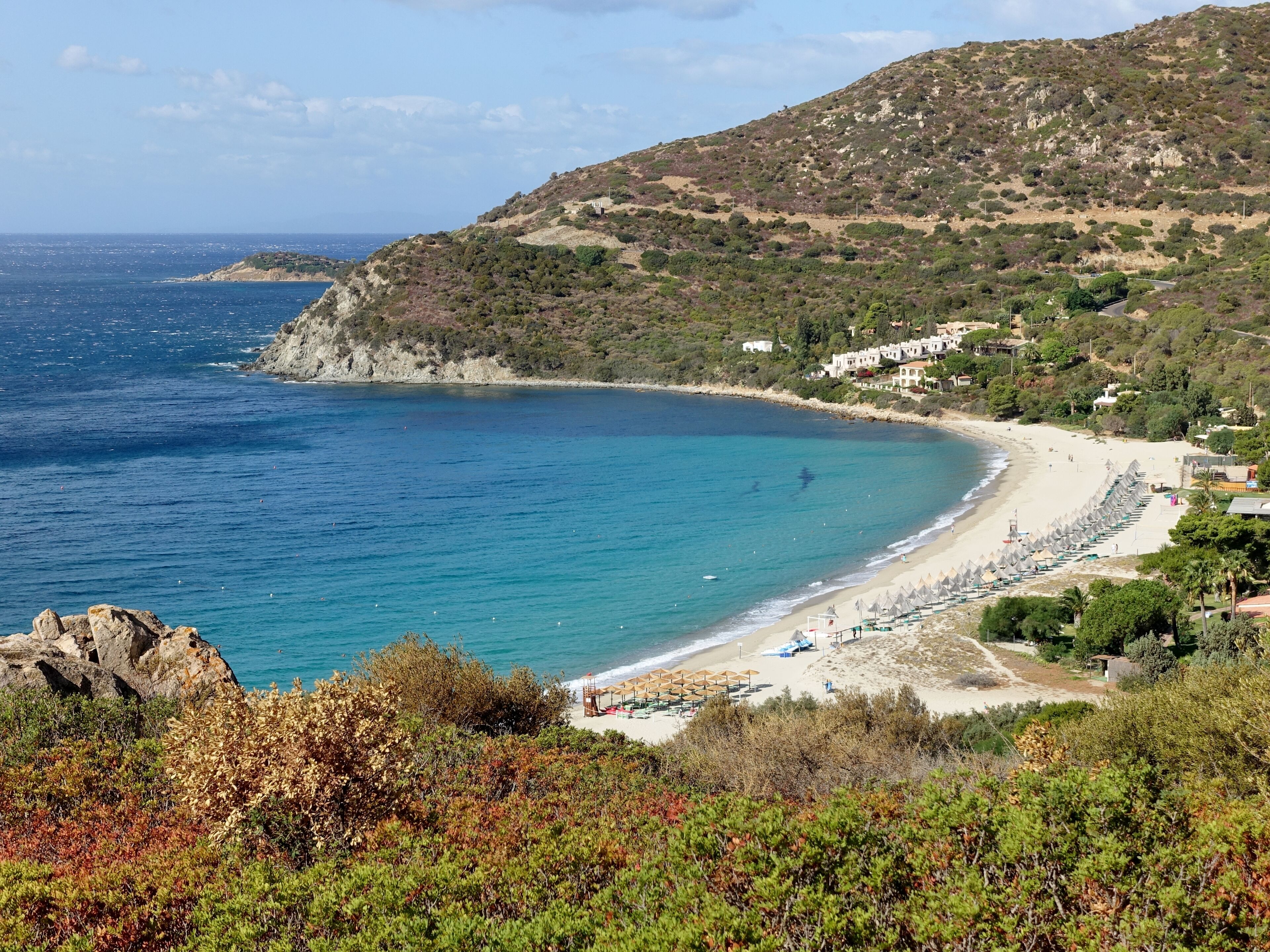Strand von Campus, Gemeinde Villasimius, Sardinien, Italien