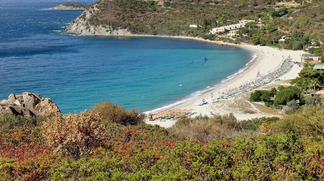 Strand von Campus, Gemeinde Villasimius, Sardinien, Italien