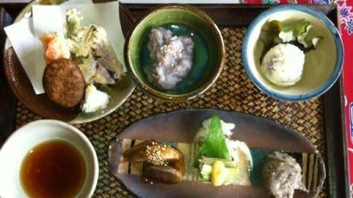 Ryuku's traditional dishes???
Most ingredients are sweat potato.