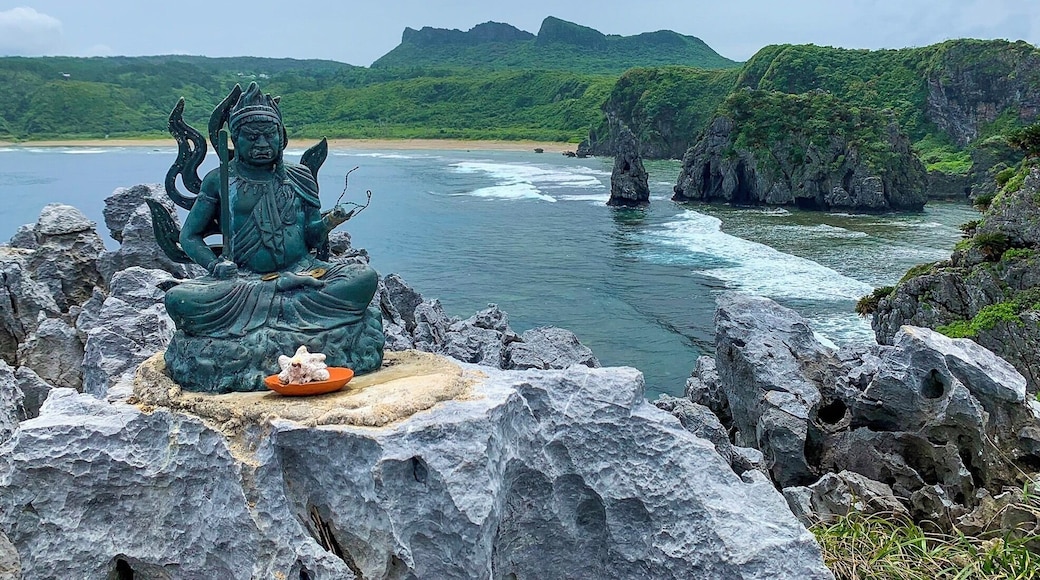 Cape Hedo is the northernmost tip of Okinawa. The landscape is breathtaking and the tropical water below is crystal clear. #Adventure #okinawa #japan