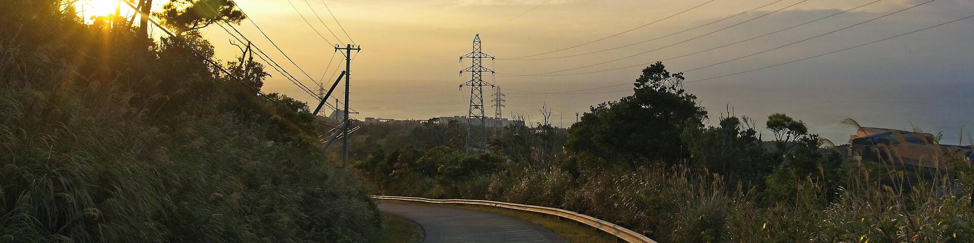 Back down the running track and into the sun