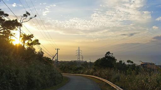 Back down the running track and into the sun