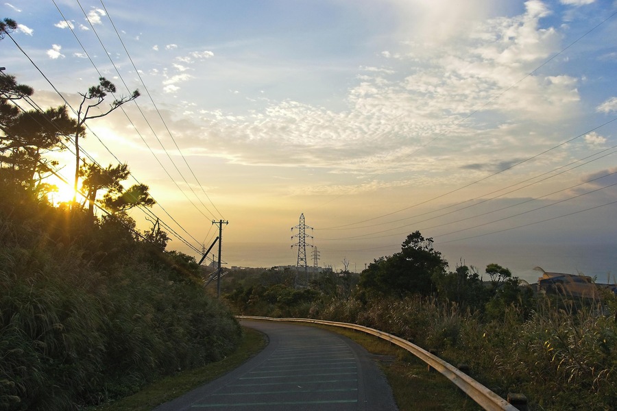 Back down the running track and into the sun