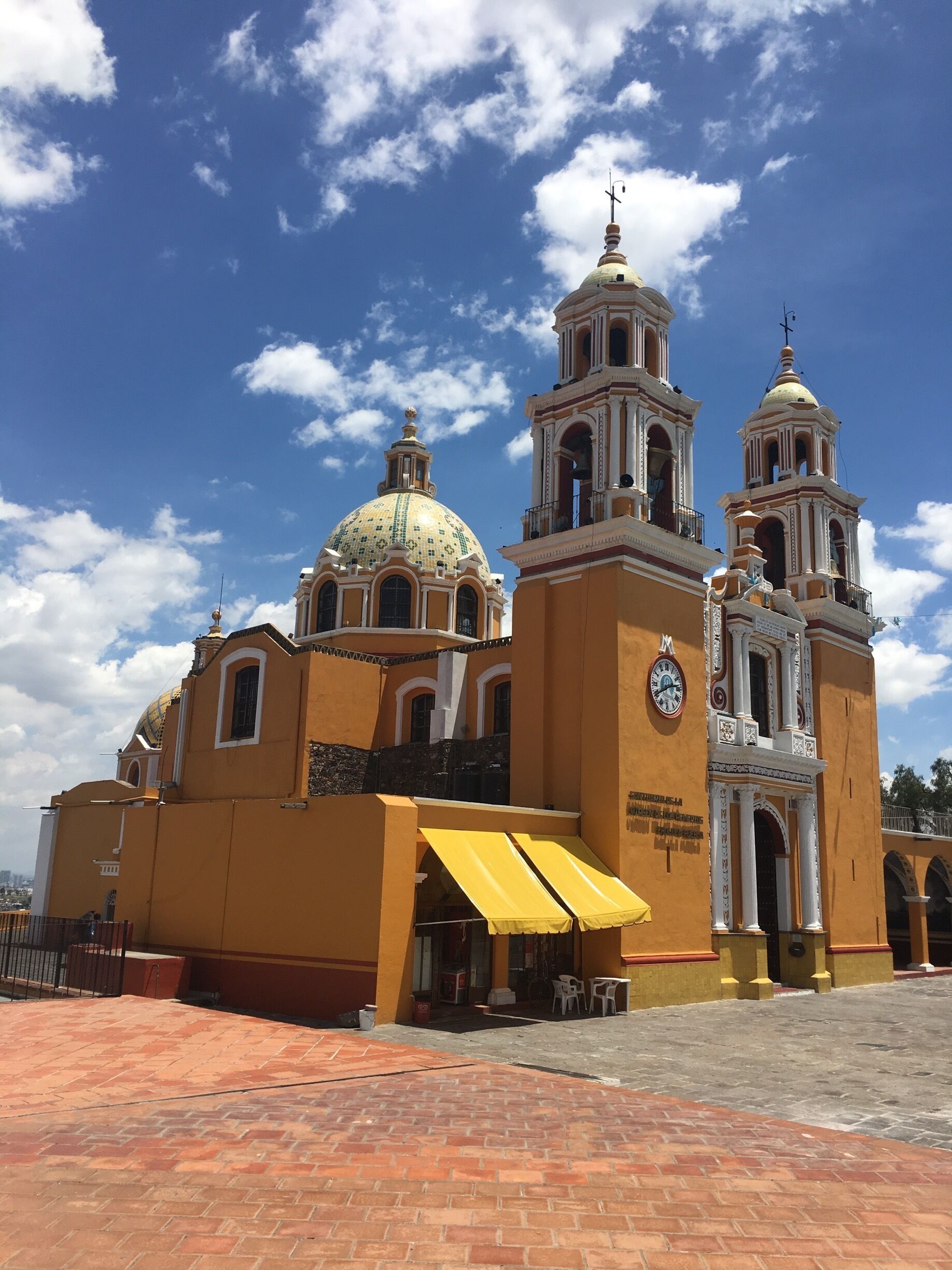 The steps to get up to the church were steep but it was worth it