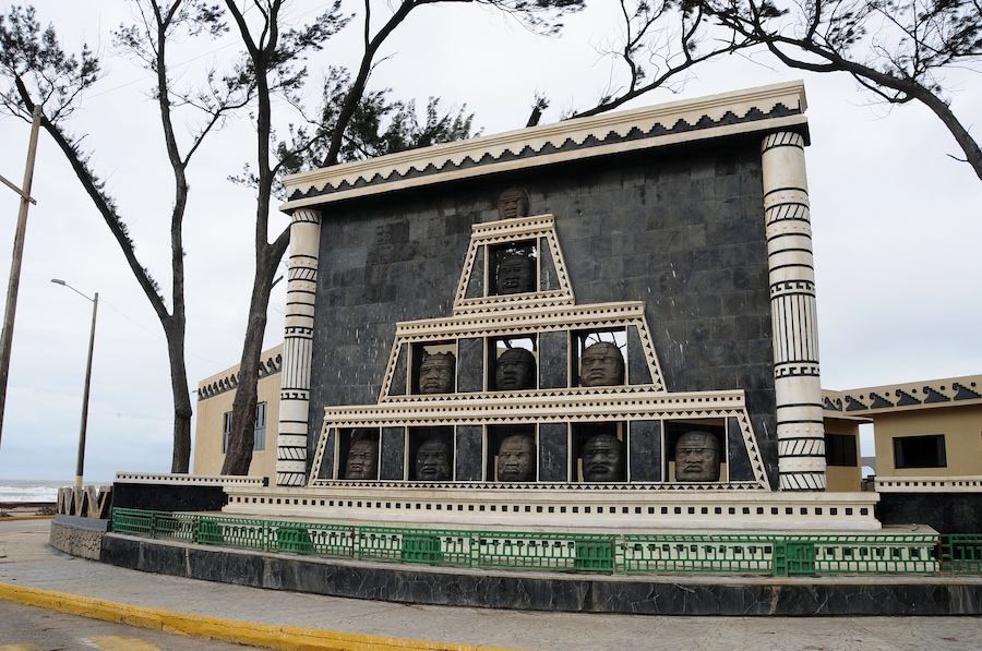 Toltecas monument,Coatzacoalcos,Mexico; Shutterstock ID 316833785