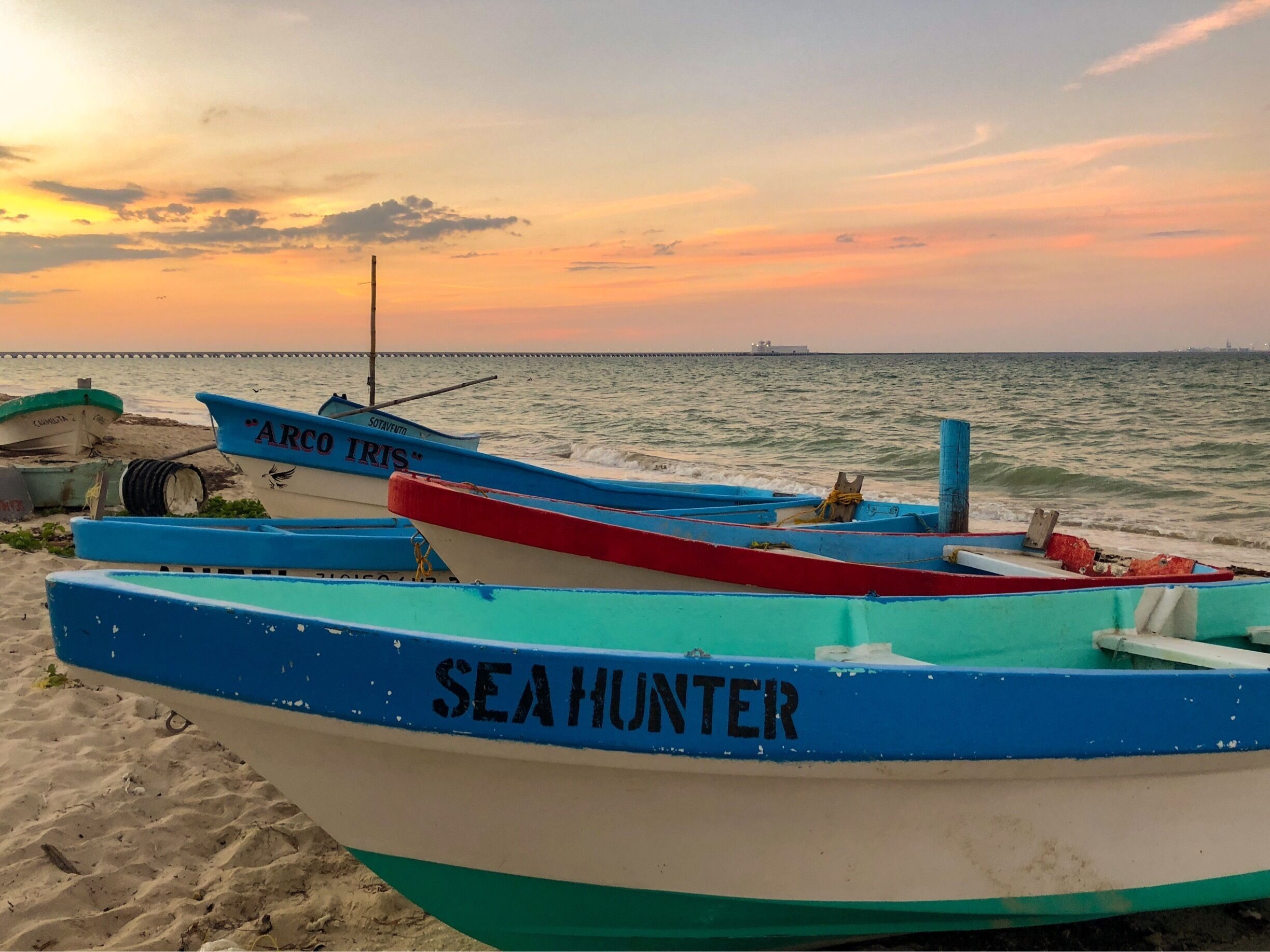 Visiting #Mexico, and particularly the #Yucatan Peninsula? Go off the beaten path and explore the lesser known spots. Get to explore the picturesque towns, taste the authentic food, meet the local people. In other words, see the real Mexico. Puerto Progreso offers beautiful beaches, great sunsets, traditional markets and much more. #LifeAtExpedia #smalltowns #beach #sunset 