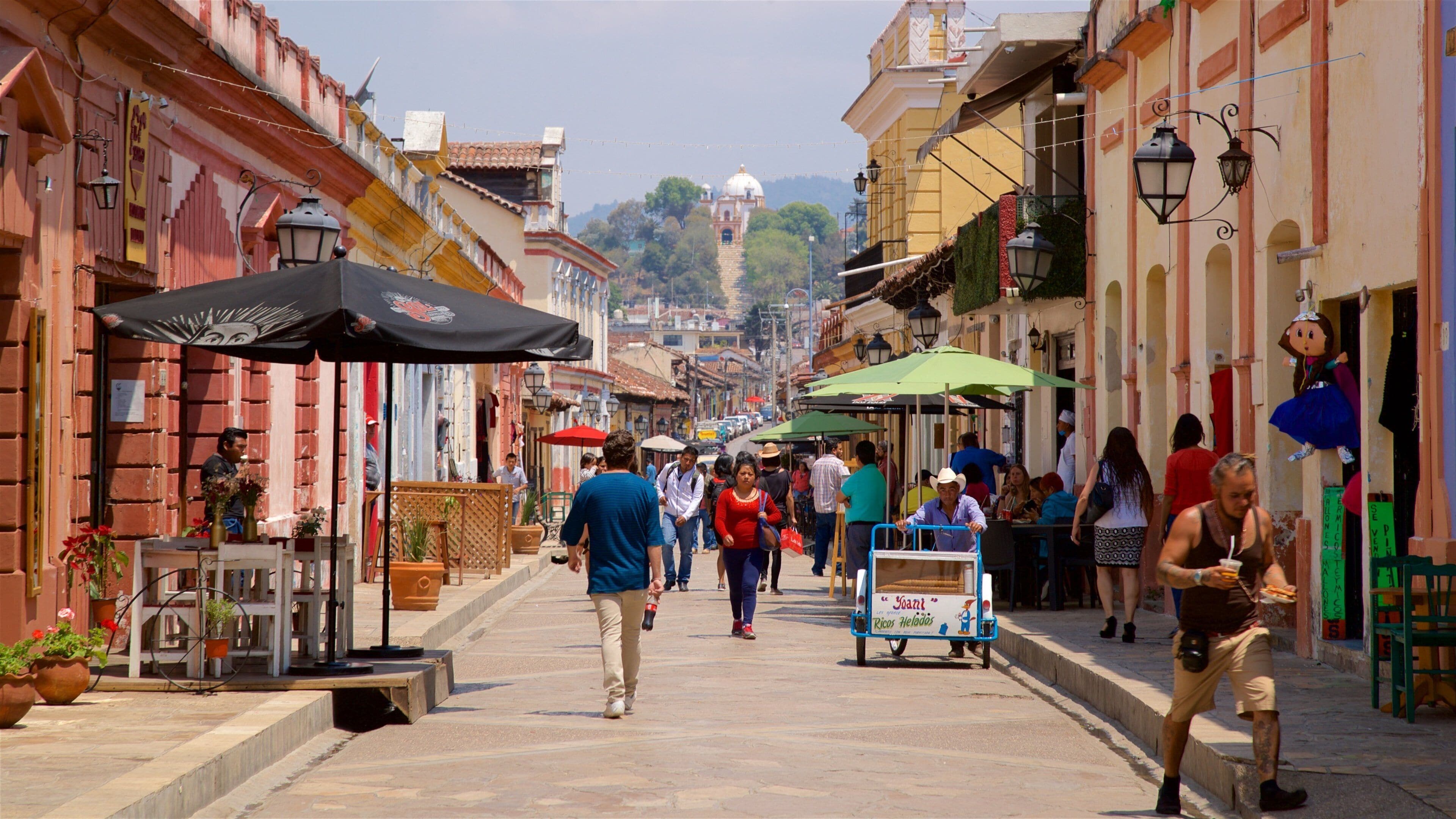 San Cristobal de las Casas as well as a small group of people