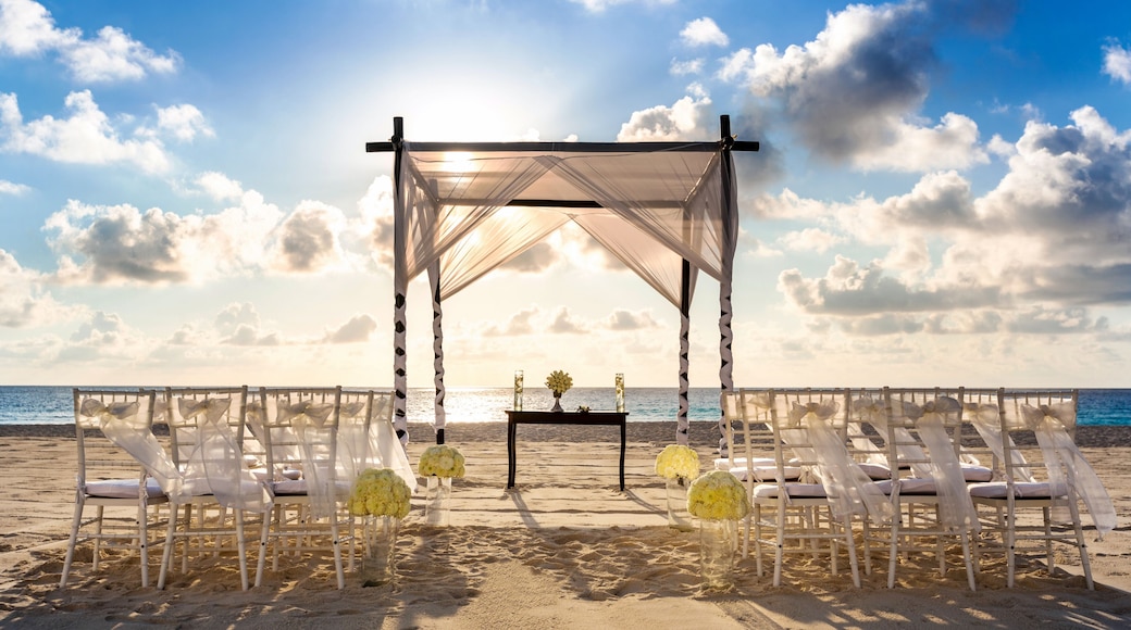 Wedding gazebo on the beach