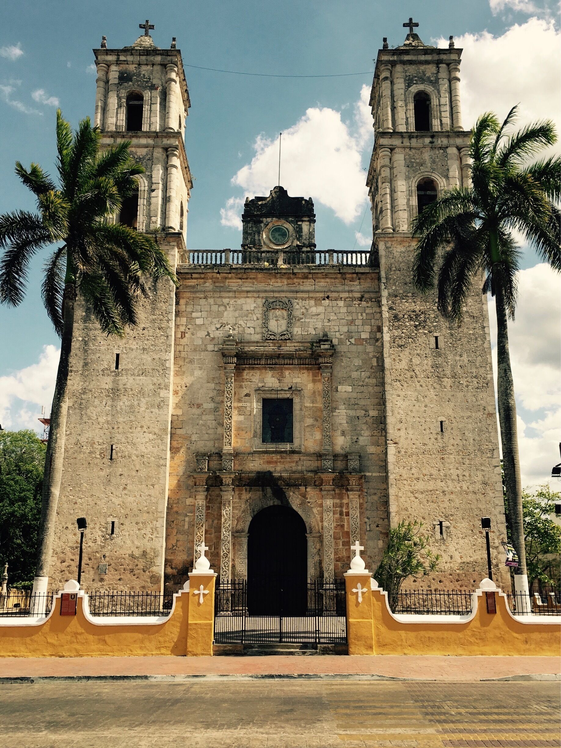 Church in Mexico, a little town we visited on the way back from Chichen Itza