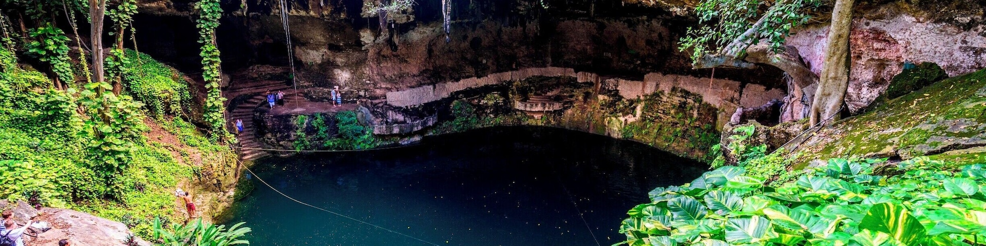 Cenote Zaci in Valladolid.