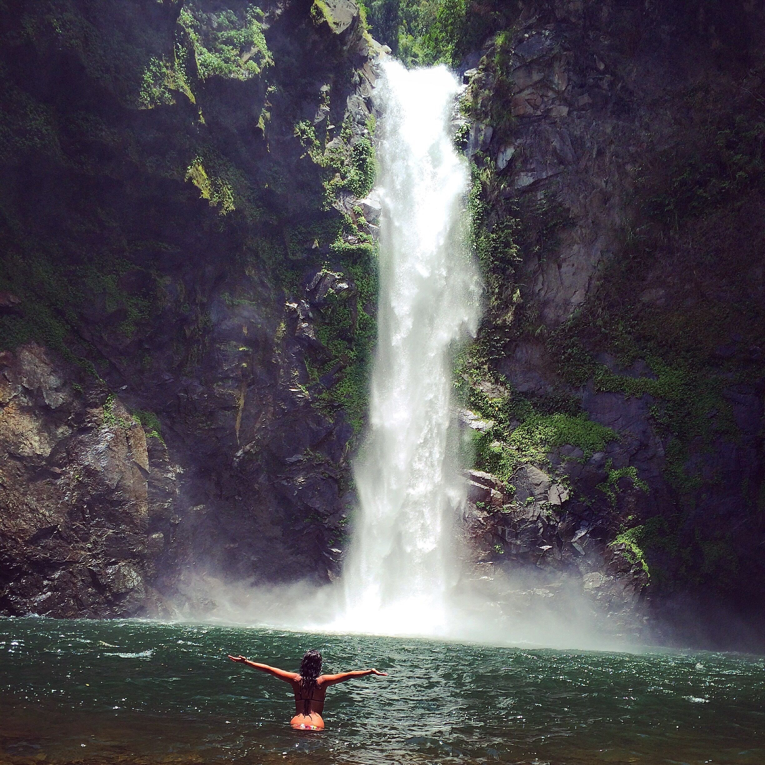 Amazing 8 hour trip.. Lucky I took my bikini with me because I knew there will be a waterfall halfway our trip. 
Stunning place and a must when in Philippines. 