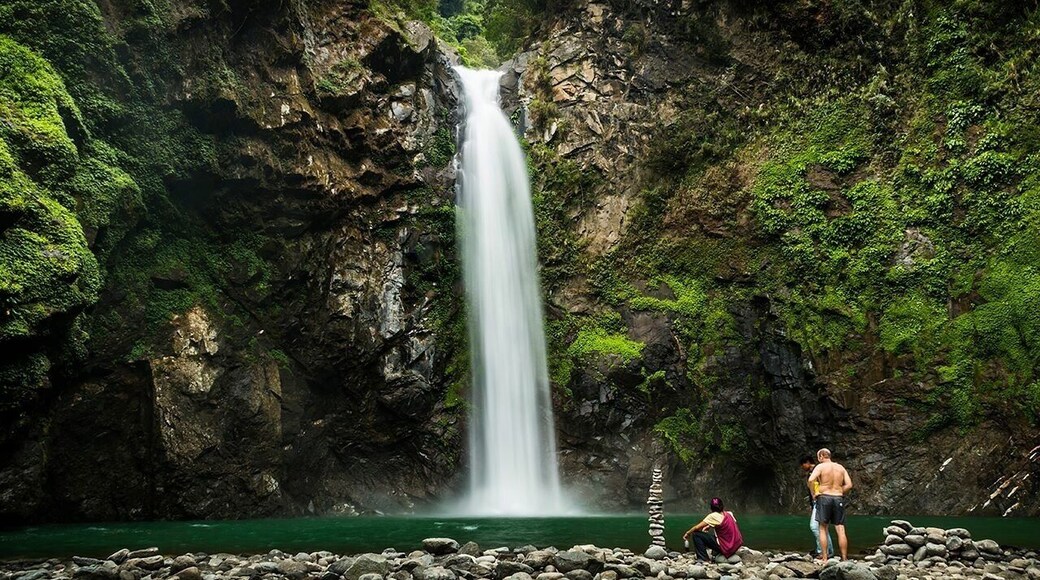 enjoying the cool fresh water from Tappiya falls in batad village , banawe , philippines #waterlust
