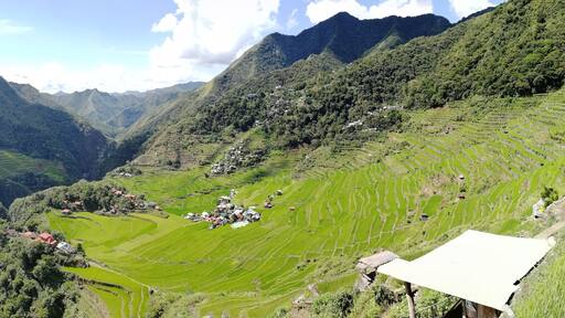 Rice Terraces of the Philippine Cordilleras, rice fields in Banaue region,Philippines ,Asia, rice production traditional agriculture,World Heritage Site consisting of a complex of rice terraces