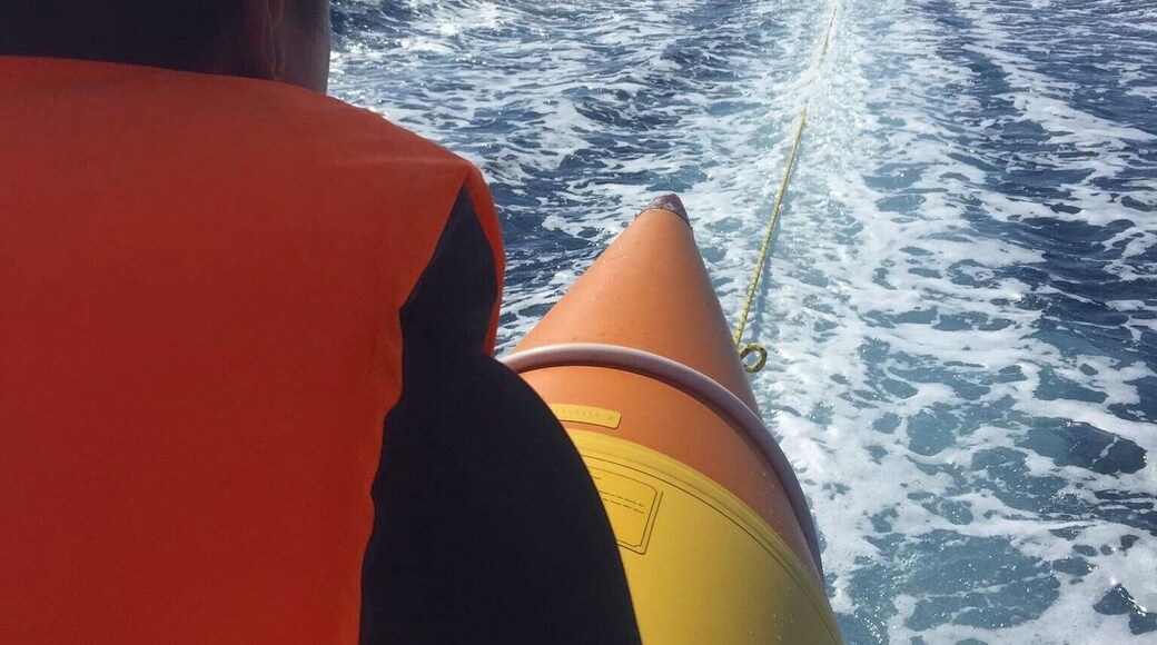 Banana boat ride at Kabayan Beach in Laiya Batangas! It was super fun!