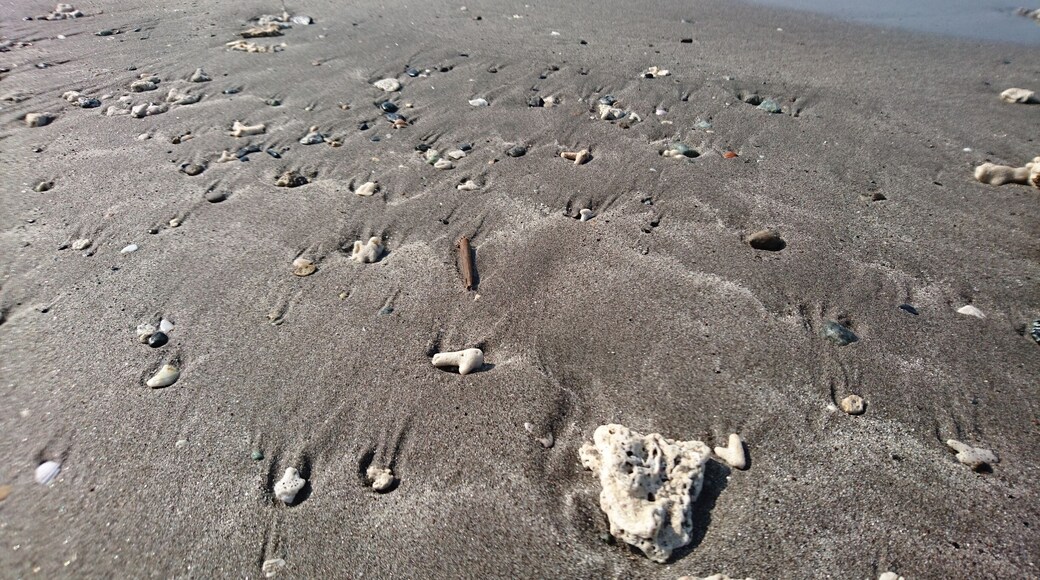 Black sand reminds me of my early beach memories. 😚