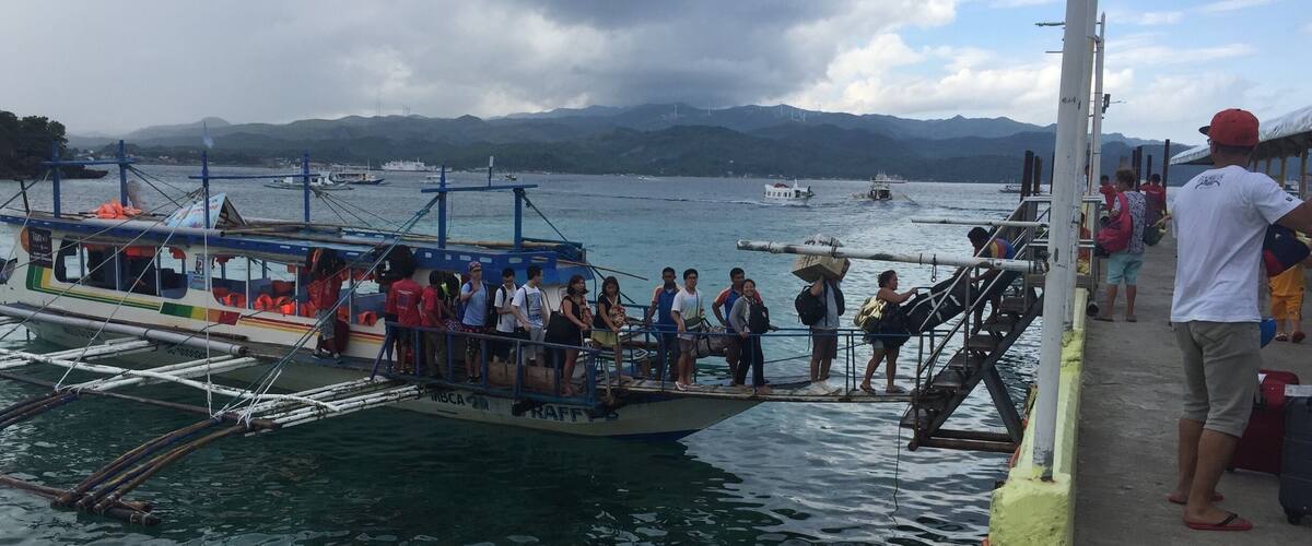 That's the boat that takes you to Aklan to Buracay Island.
